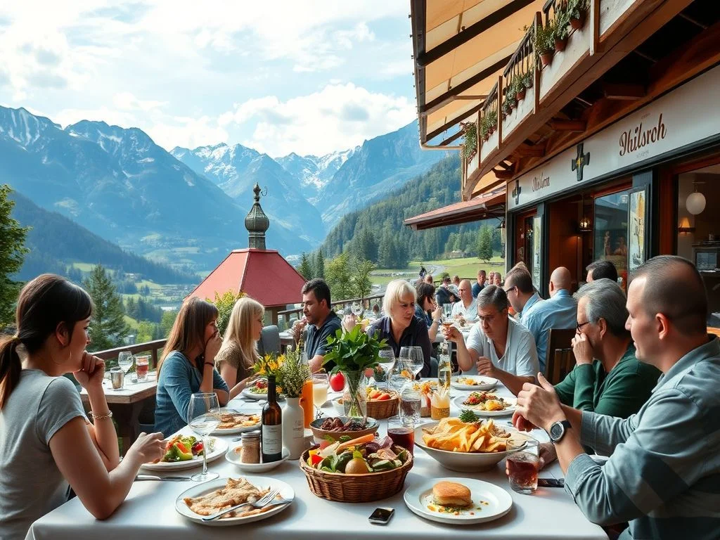 Restaurantwahl in Österreich: Lokale und Internationale Küche